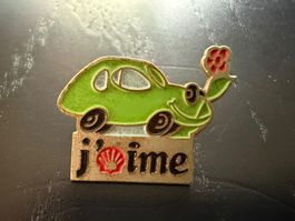 Shell Pin's "J'aime", seltene Sammlerstück Rarität!