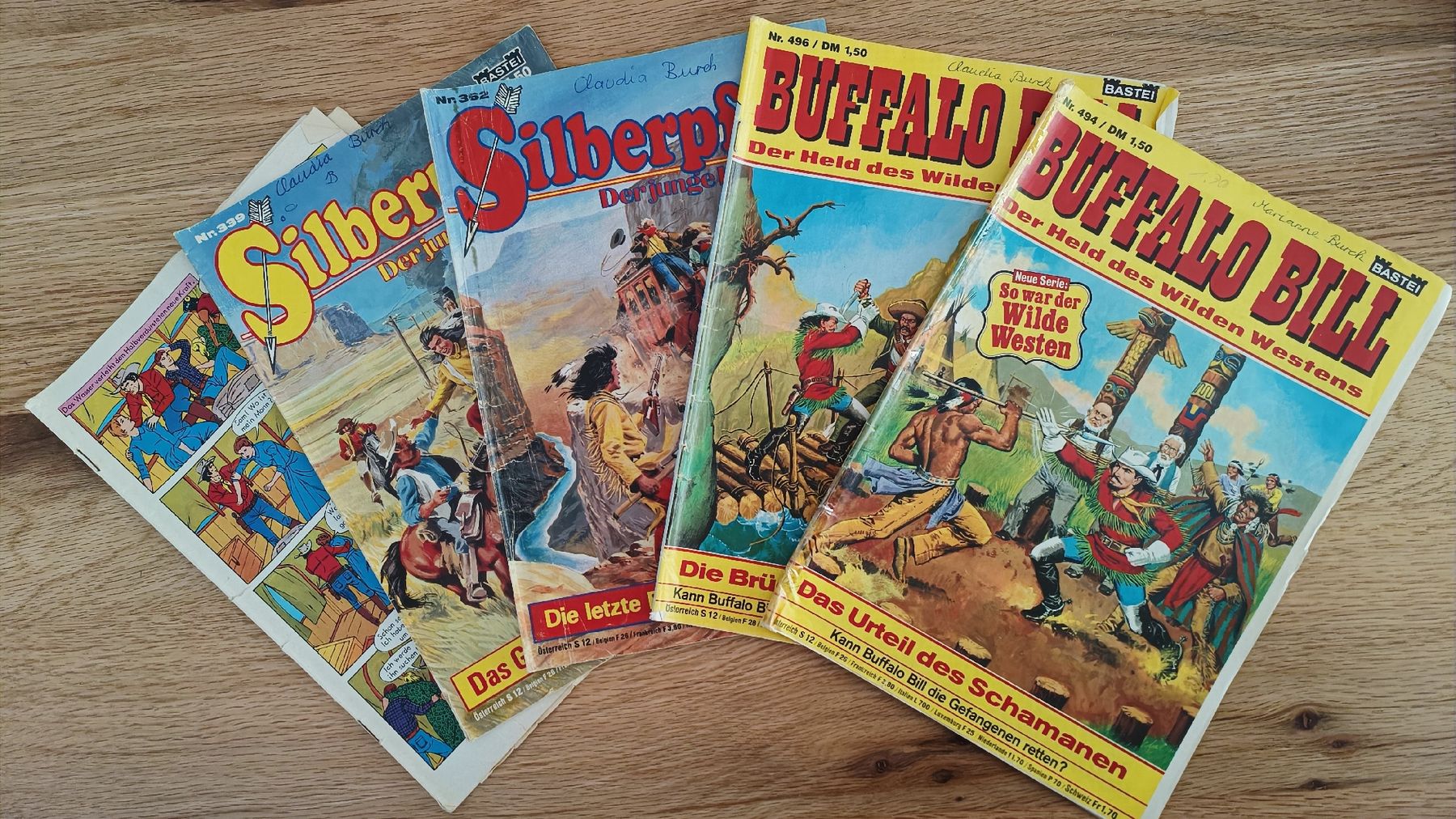 Fumetti: 2 Buffalo Bill/ 3 Silberpfeil Comics – Usato da Villmergen venduto da toptip1970