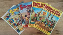 2 Buffalo Bill/ 3 Silberpfeil Comics