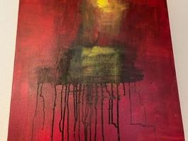 Abstraktes Acryl-Gemälde