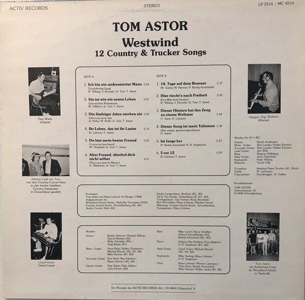 Dischi in vinile: Tom Astor – Westwind (LP) – Usato da Grüningen venduto da azulvinyl 1