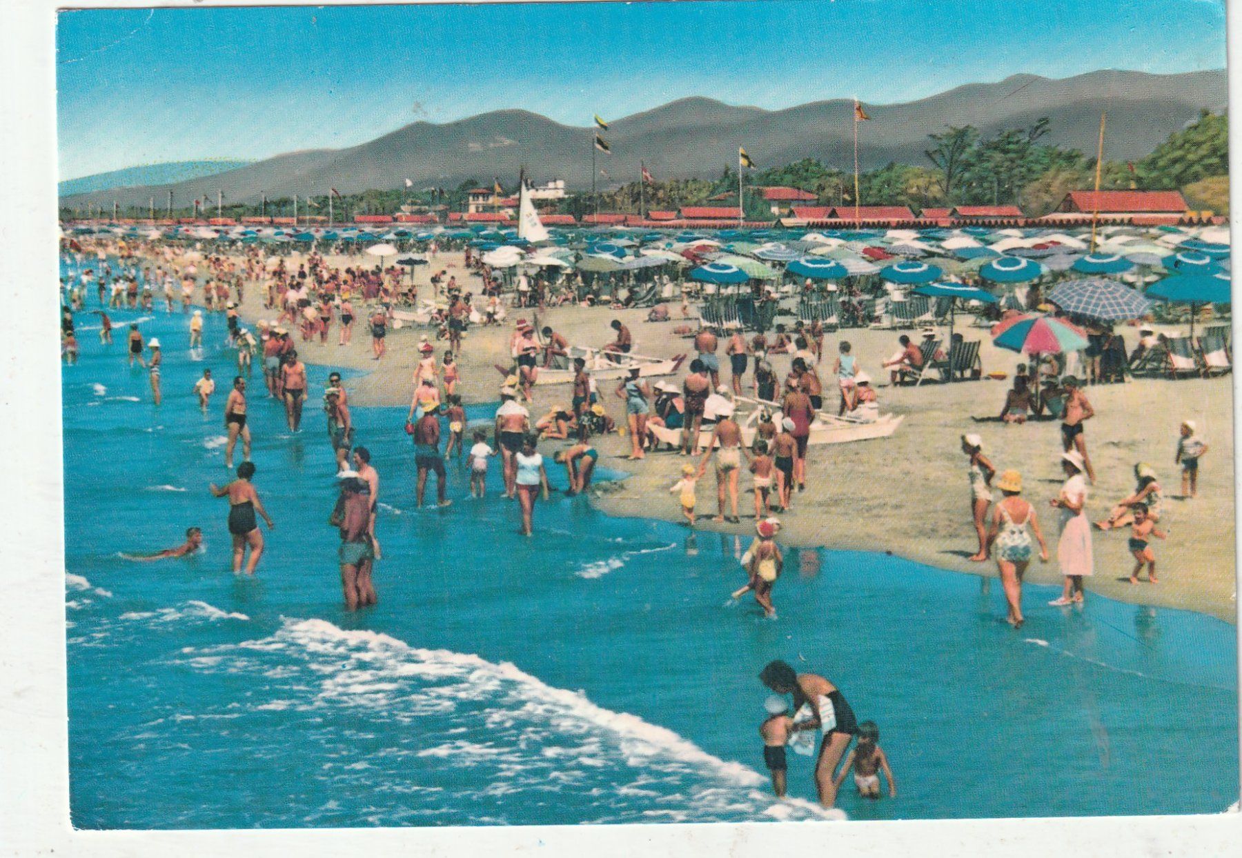 Ansichtskarten: Meeres Strandbad – Gebraucht aus Lumbrein von made02