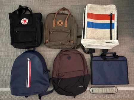 Taschen-Rucksäcke-Set: Fjällräven, Freitag, Lacoste
