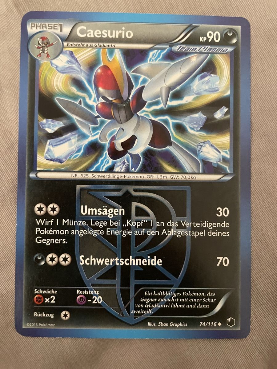 Pokémon Sammelbilder & Trading cards: Caesurio – Gebraucht aus Hergiswil NW von rob_bmm8