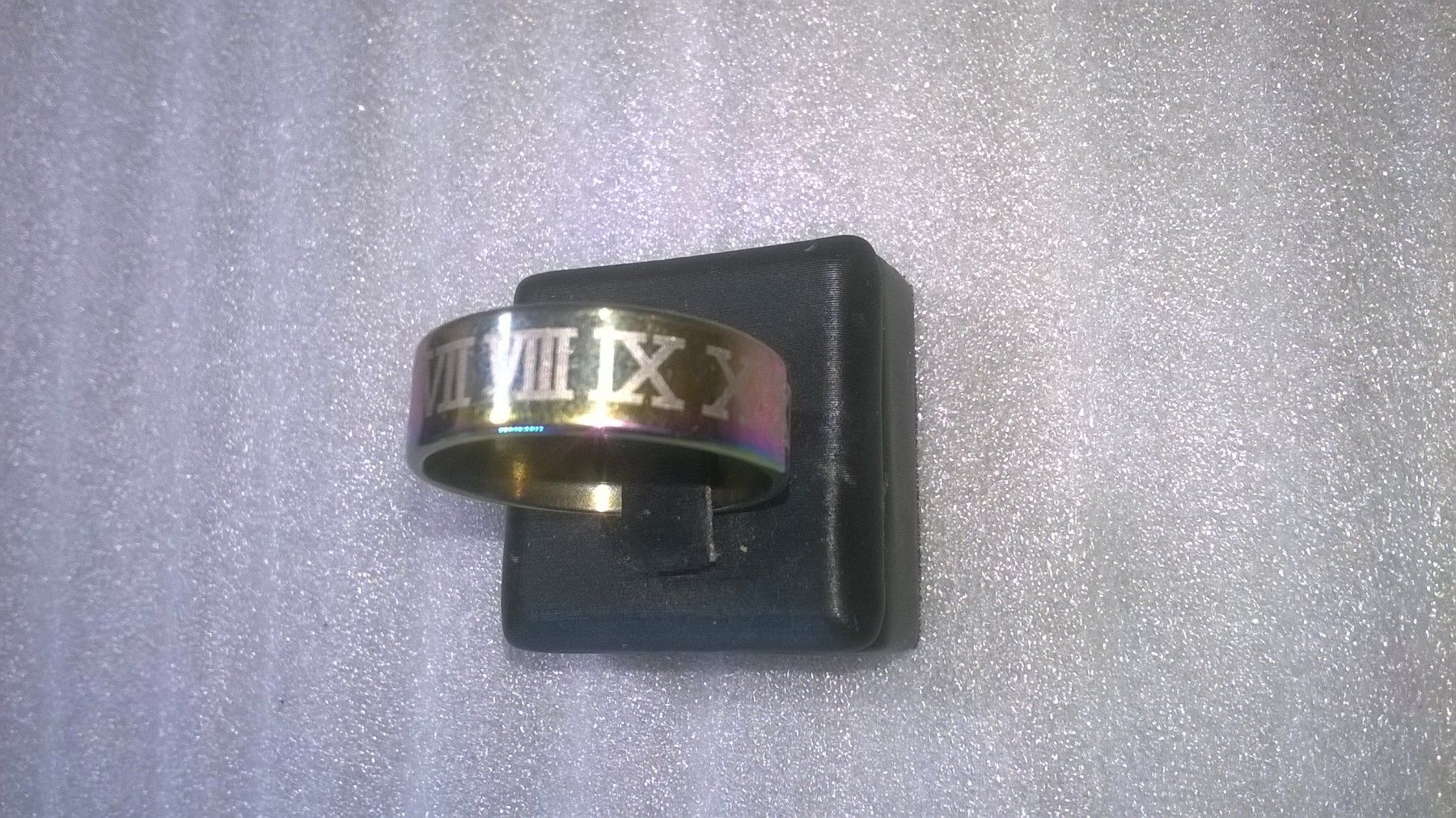 Anelli: ring edelsthal,,mit zeichen,,,regenbogen farbe – Nuovo (secondo la descrizione) da Basel venduto da bijoutrie_4 2