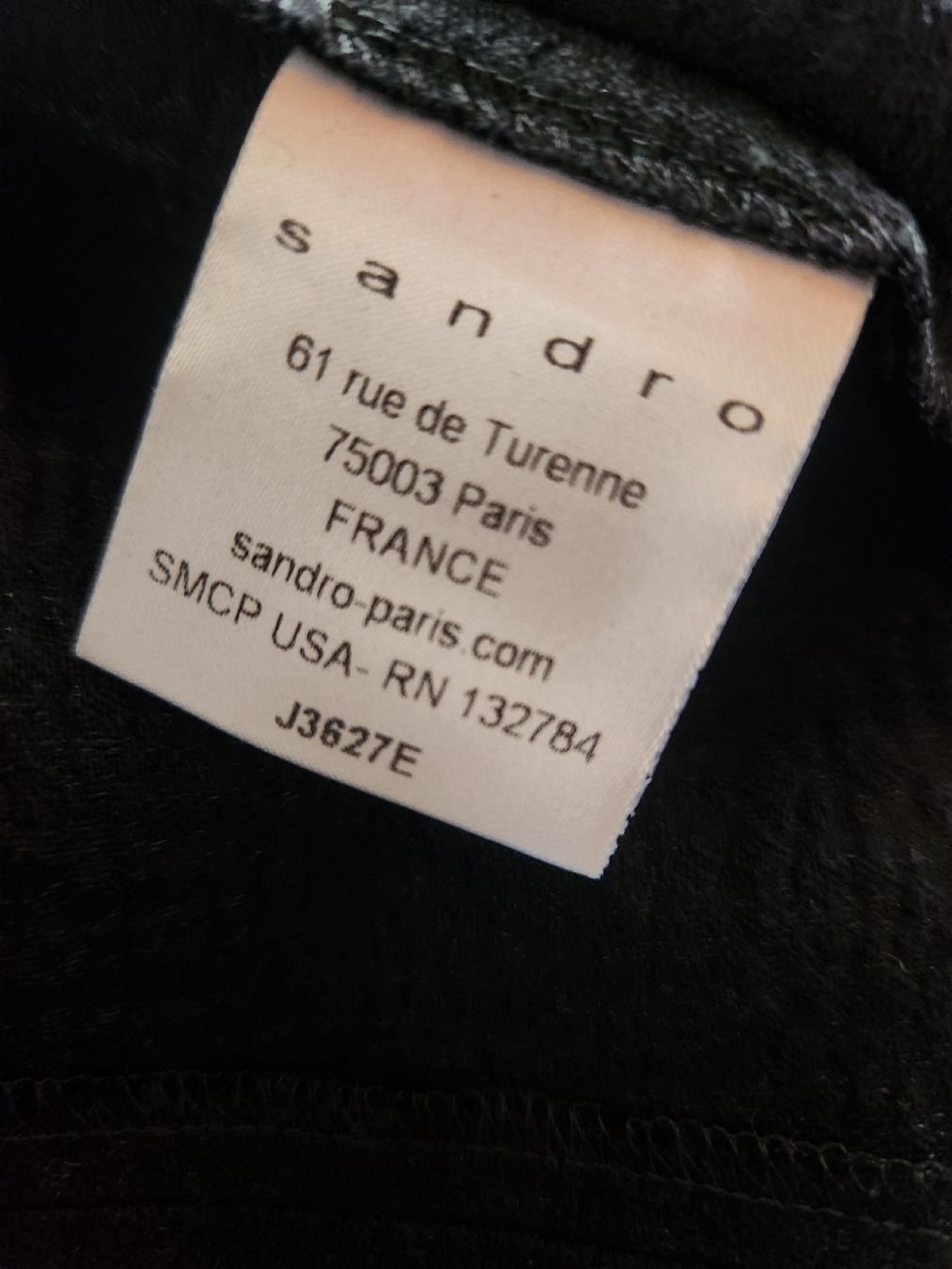Sandro Gonne: Jupe Sandro noire à volants, taille 1 stylé – Usato da Niedergösgen venduto da Eva2410 8