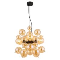 Pendelleuchte, Glaskugeln, 52 cm Ø