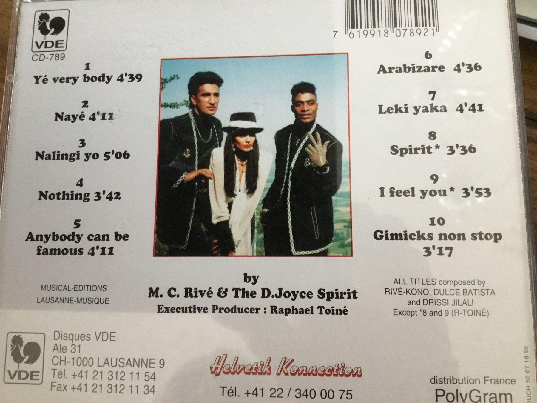 CDs: M.C.Rivé – Gebraucht aus Thierachern von sweden08 1