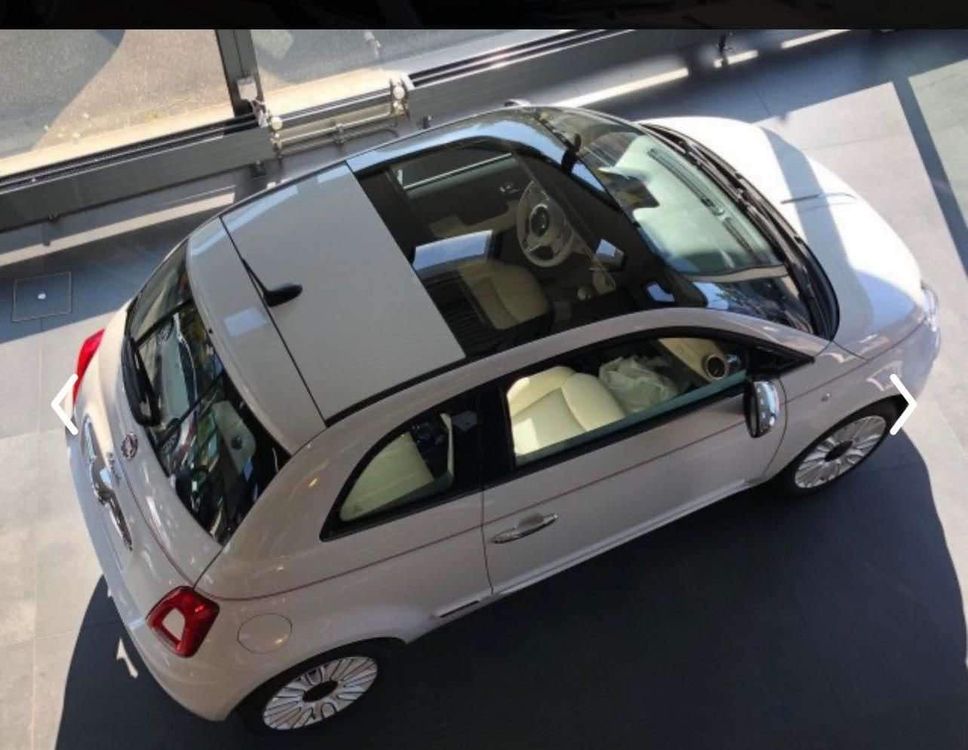 Panoramadach Fiat 500 Ffnen