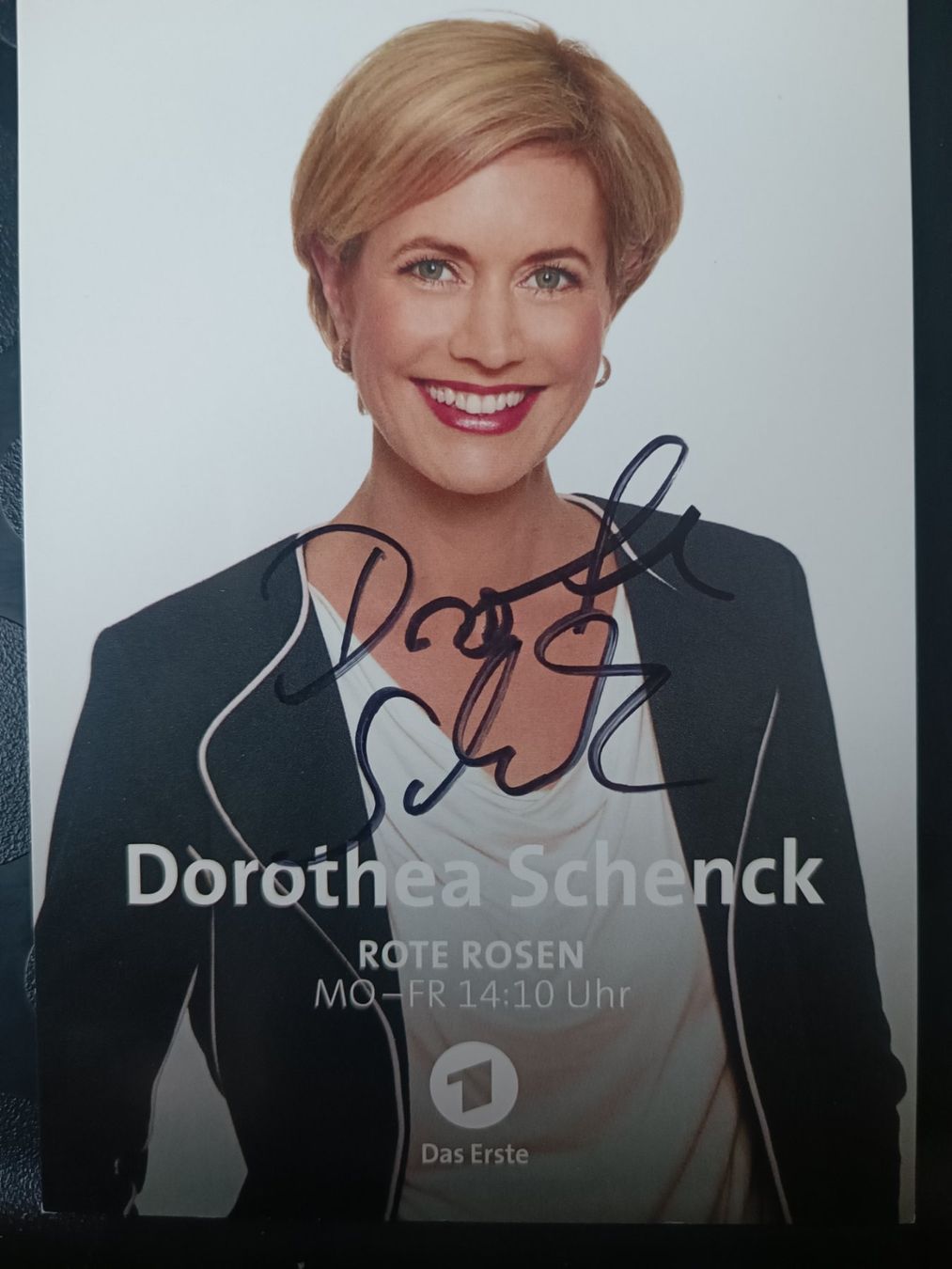 Autografi: Dorethea Schenck - handsigniert - Rote Rosen – Usato da Menziken venduto da Artographs