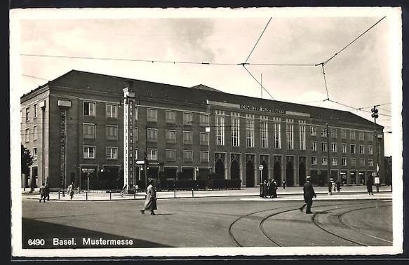 Cartes postales: Basel, Mustermesse, Ausstellungsgebäude – D'occasion à Berlin par bartko-reher