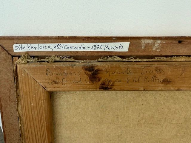 Gemälde: Gemälde von Otto Perlasca, Seeufer mit Boot – Gebraucht aus Wilchingen von beamega 2