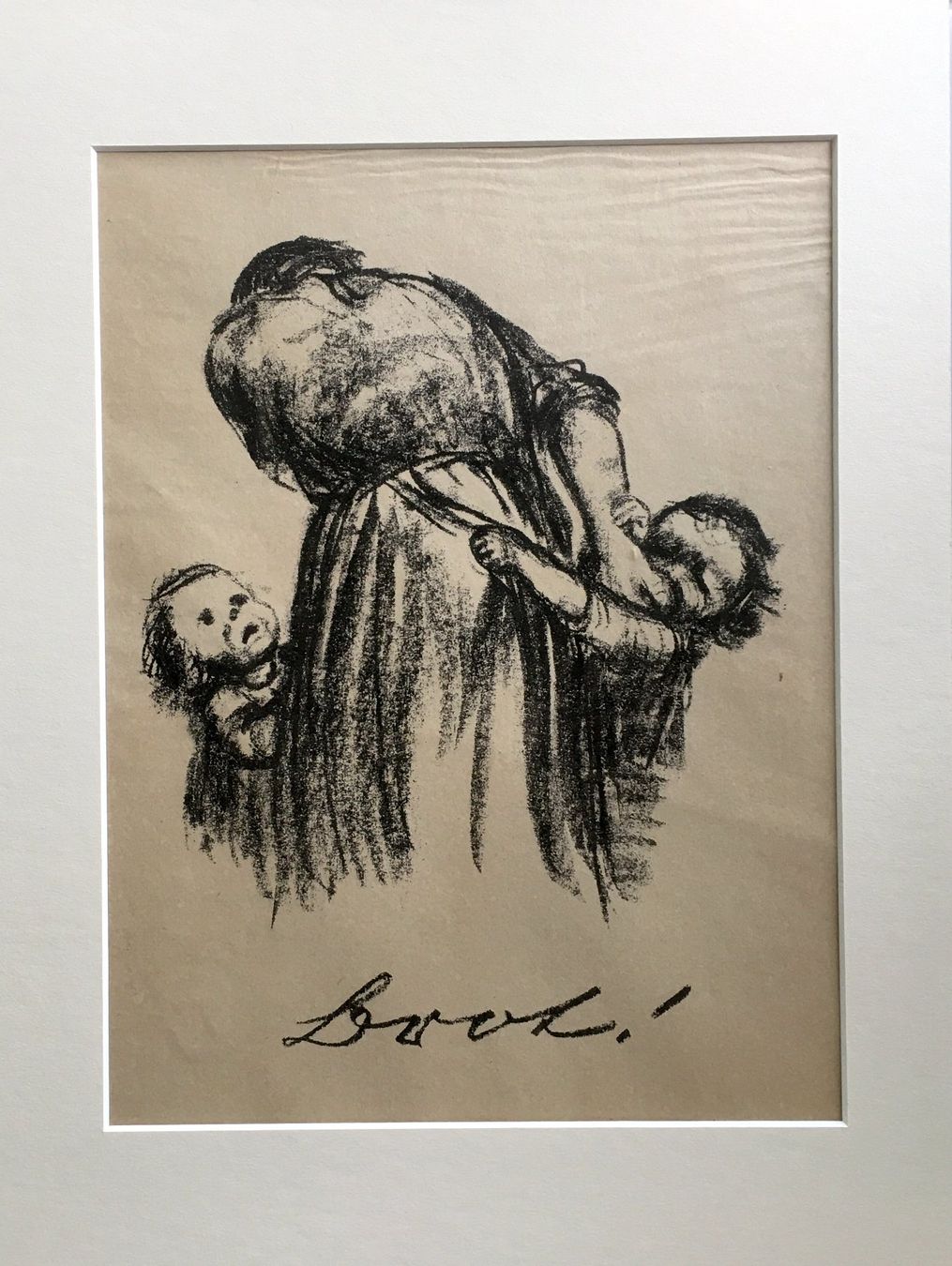 Grafica & Litografie: Käthe Kollwitz   "Brot!"  Zink- oder Strichätzung – Usato da Nennigkofen venduto da juhit