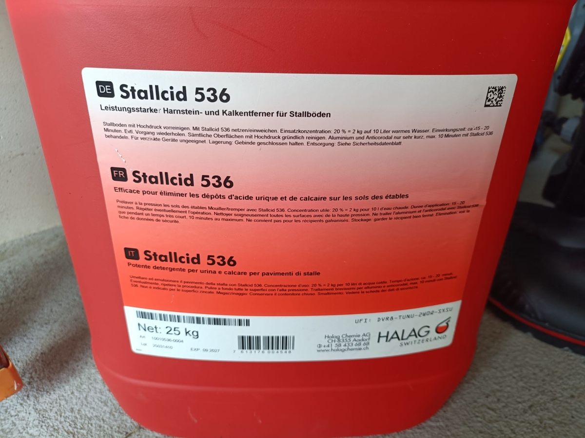 Sonstiges Fahrzeugzubehör: Stallcid 536 Harn /Kalkentferner Stallböden – Neu und originalverpackt aus Tuggen von Angel1604