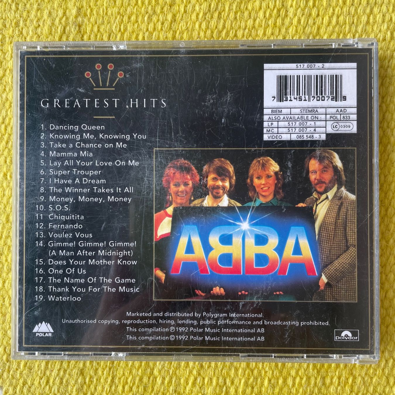 CDs: ABBA-GOLD GREATEST HITS – Gebraucht aus Rorschacherberg von CD-Roli 1