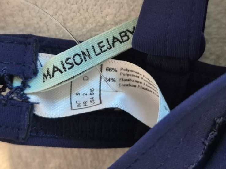 Badekleider & Bikinis: Bikini Maison Lejaby bleu 2D SMALL neuf – Neu und originalverpackt aus vufflens la ville von Veuveclicquot 2
