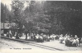 Engelberg Grünenwald mit vielen Personen