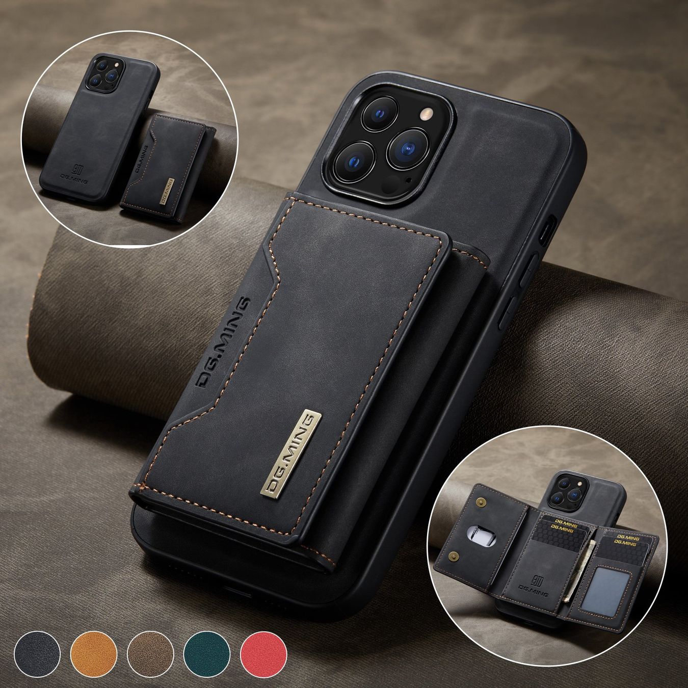 Cover & Protezioni schermo: iPhone 15 Plus Pro Max - Coque avec porte carte détachable – Nuovo e nell'imballaggio originale da Morges venduto da DigiAC 5