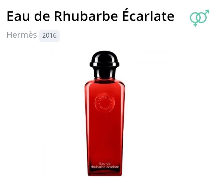 Hermès Profumi & Eau de Toilette: 2 ml HERMES EAU DE RHUBARBE ECARLATE ABFÜLLUNG – Nuovo (secondo la descrizione) da St. Gallen venduto da CaliSunshine 1