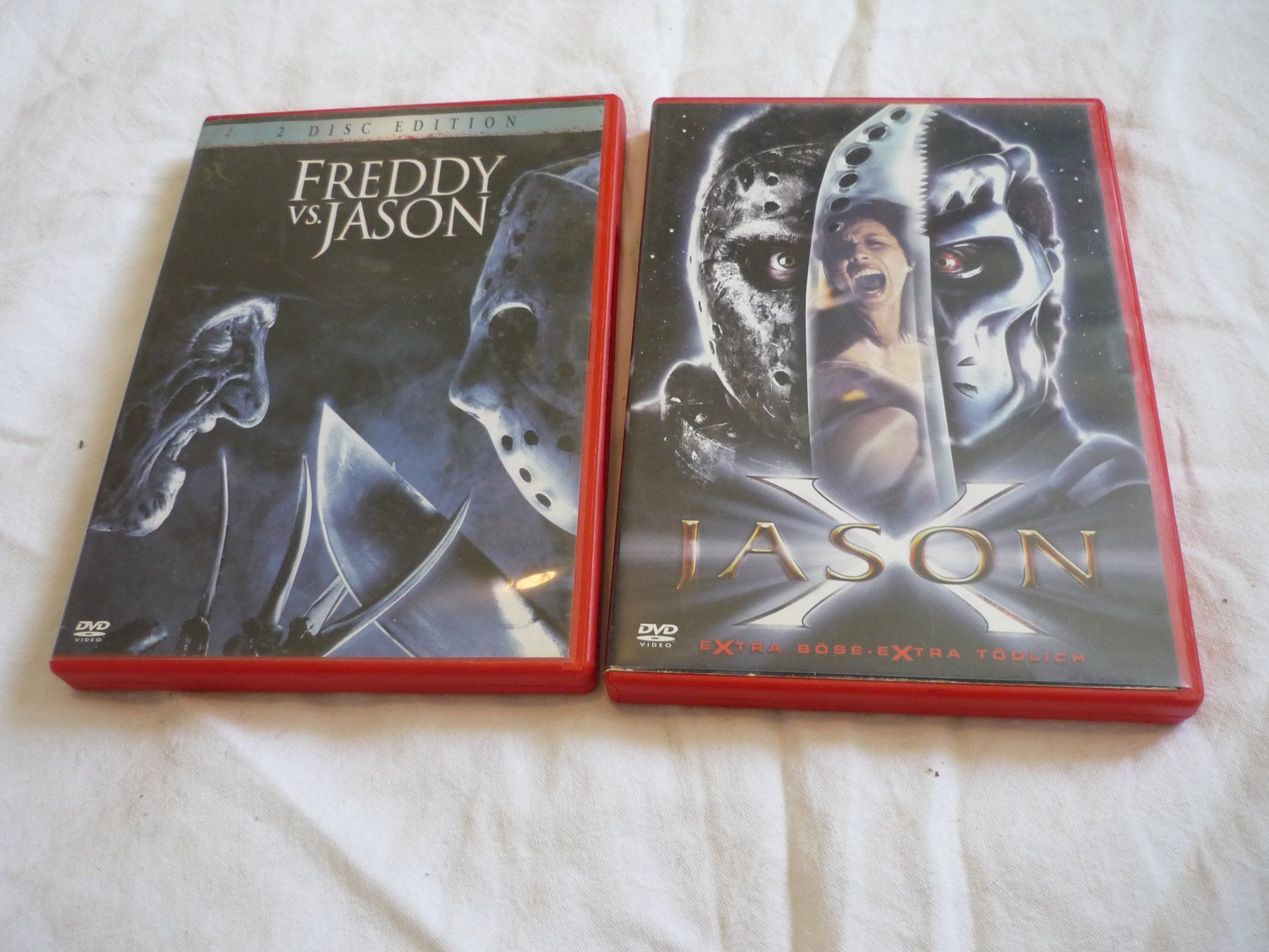 Tutti i DVDs: 2x DVD Horror - Jason X + Freddy vs Jason – Usato da Beringen venduto da zzRegal