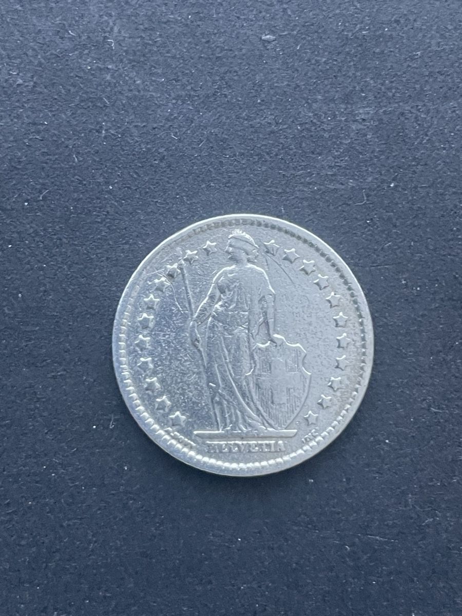 Alle Münzen: 1.- Silber CH Jahr 1921 – Gebraucht aus Meierskappel von Hala03 3