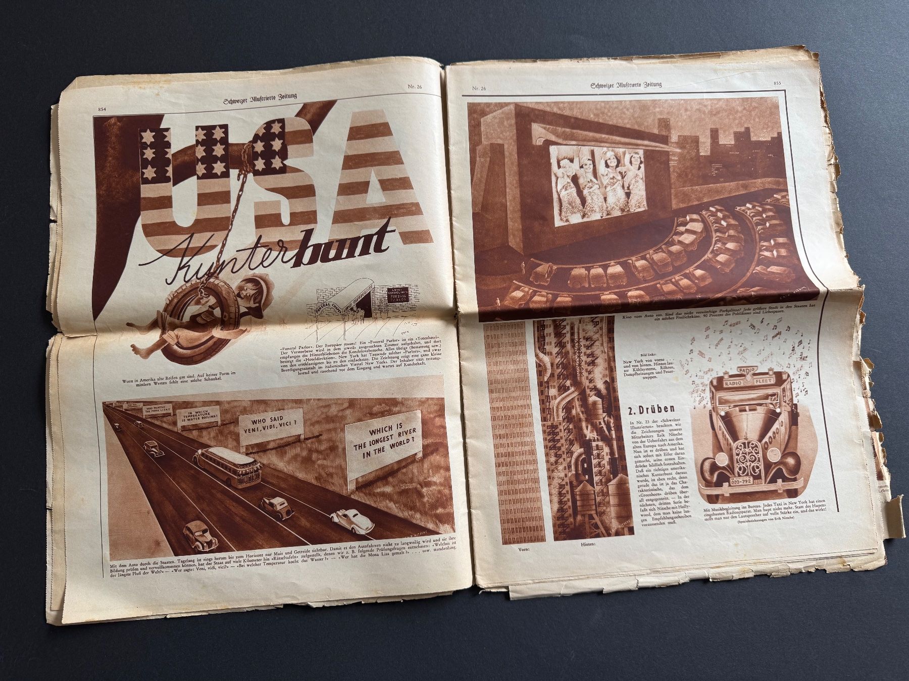 Riviste & Magazine: Schweizer Illustrierte Zeitung Nr. 26 Juni 1935 – Usato da Feldmeilen venduto da Allerlei3112 4