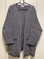 Strickjacke schwarz-weiss Gr.M
