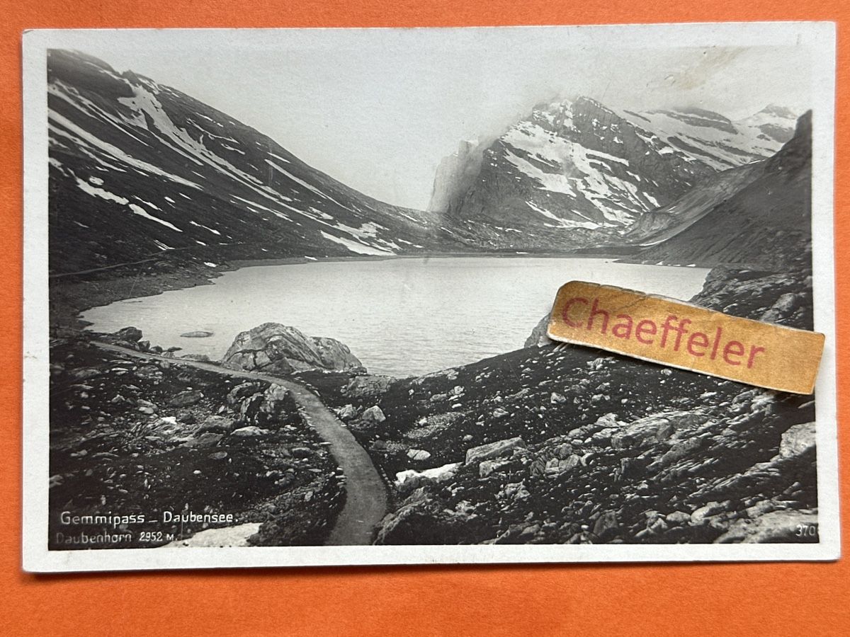 Cartes postales: Alte Ansichtskarte Gemmipass Daubensee, Daubenhorn. selten – D'occasion à Zürich par Chaeffeler
