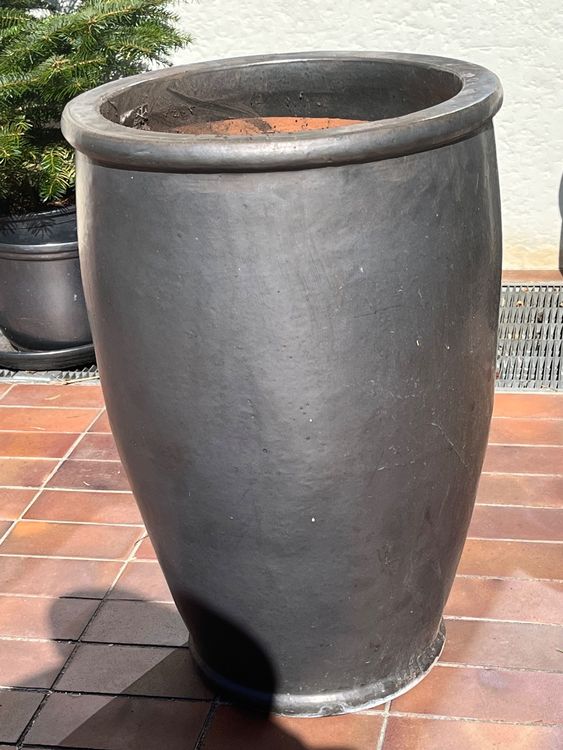 Pflanzkübel, gross, Garten, anthrazit, terracotta, Landi Kaufen auf