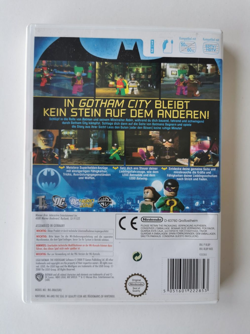 Nintendo Giochi: Wii - Lego Batman das Videospiel – Usato da Lenzburg venduto da eyworld 2