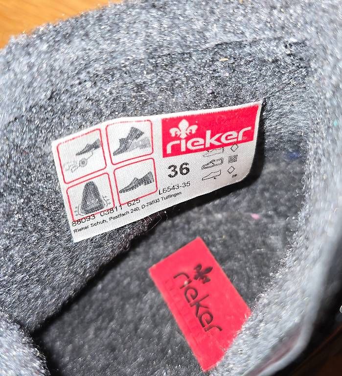Rieker Scarpe da donna: Schuhe Rieker Gr 36 – Usato da Meggen venduto da everydaysale 2