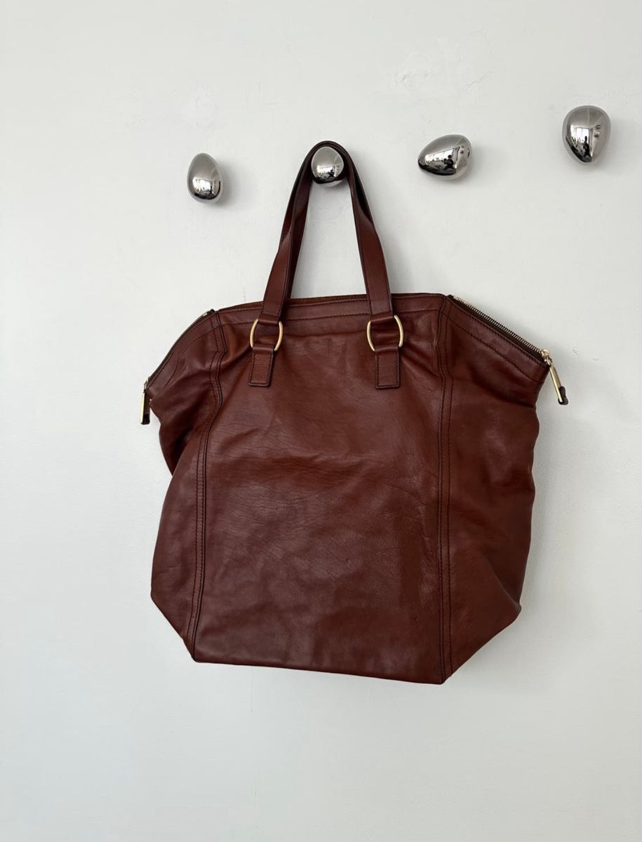 Saint Laurent Borse: Saint Laurent YSL Downtown Brown Leather Ba – Usato da Zürich venduto da redcoatcuntmovie 2