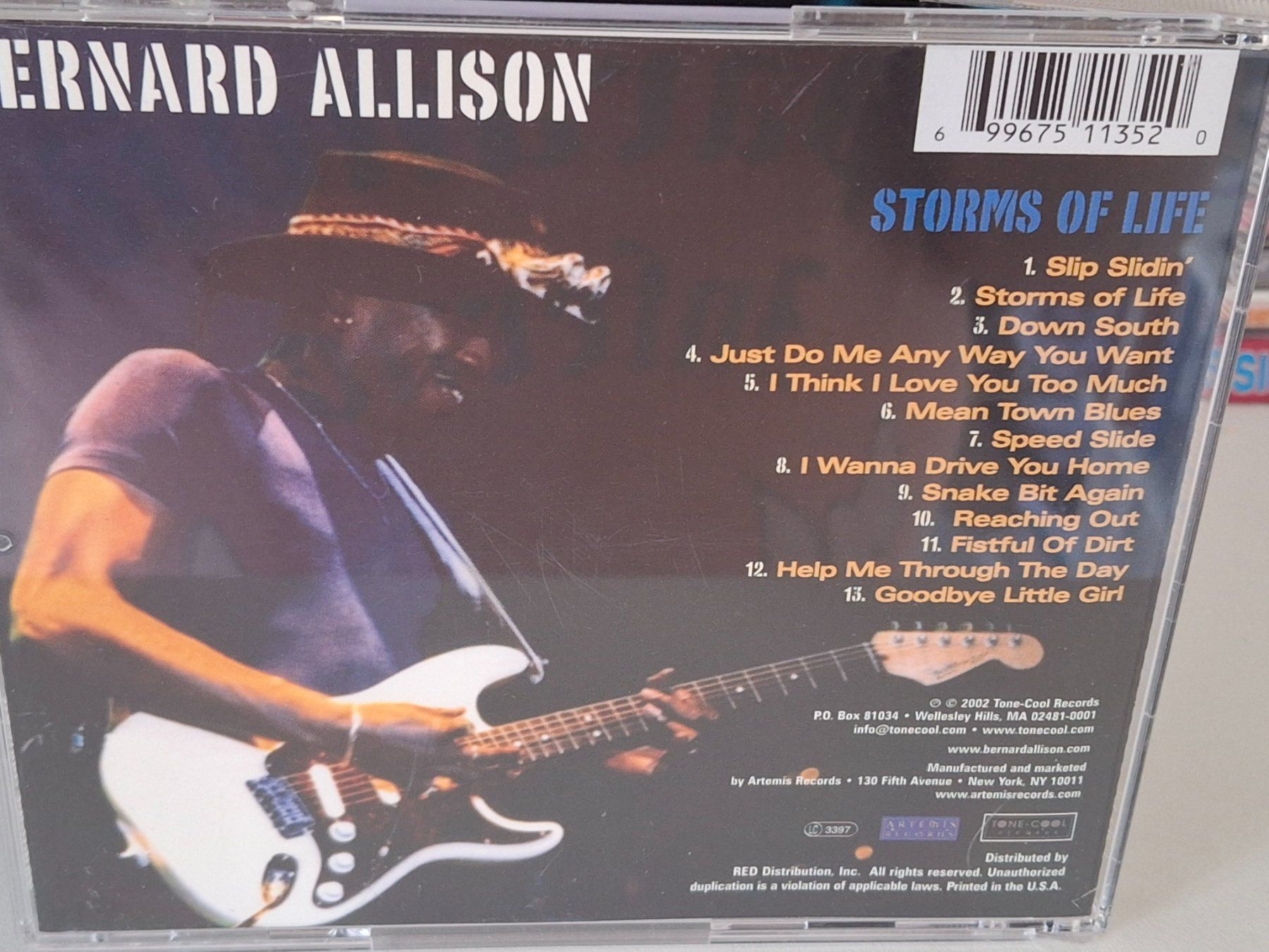 CD: CD Bernard Allison - Storms of Life – Usato da Aarberg venduto da Jackup1 1