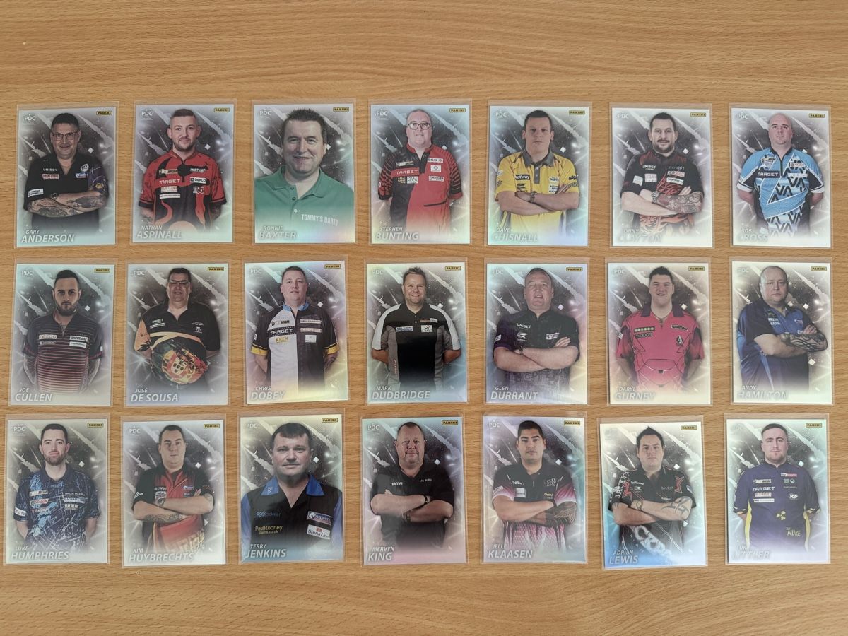 Panini Carte collezionabili: x88 Panini PDC Darts Premier League Base & Insert komplet – Nuovo (secondo la descrizione) da Lützelflüh-Goldb venduto da Collector919 1