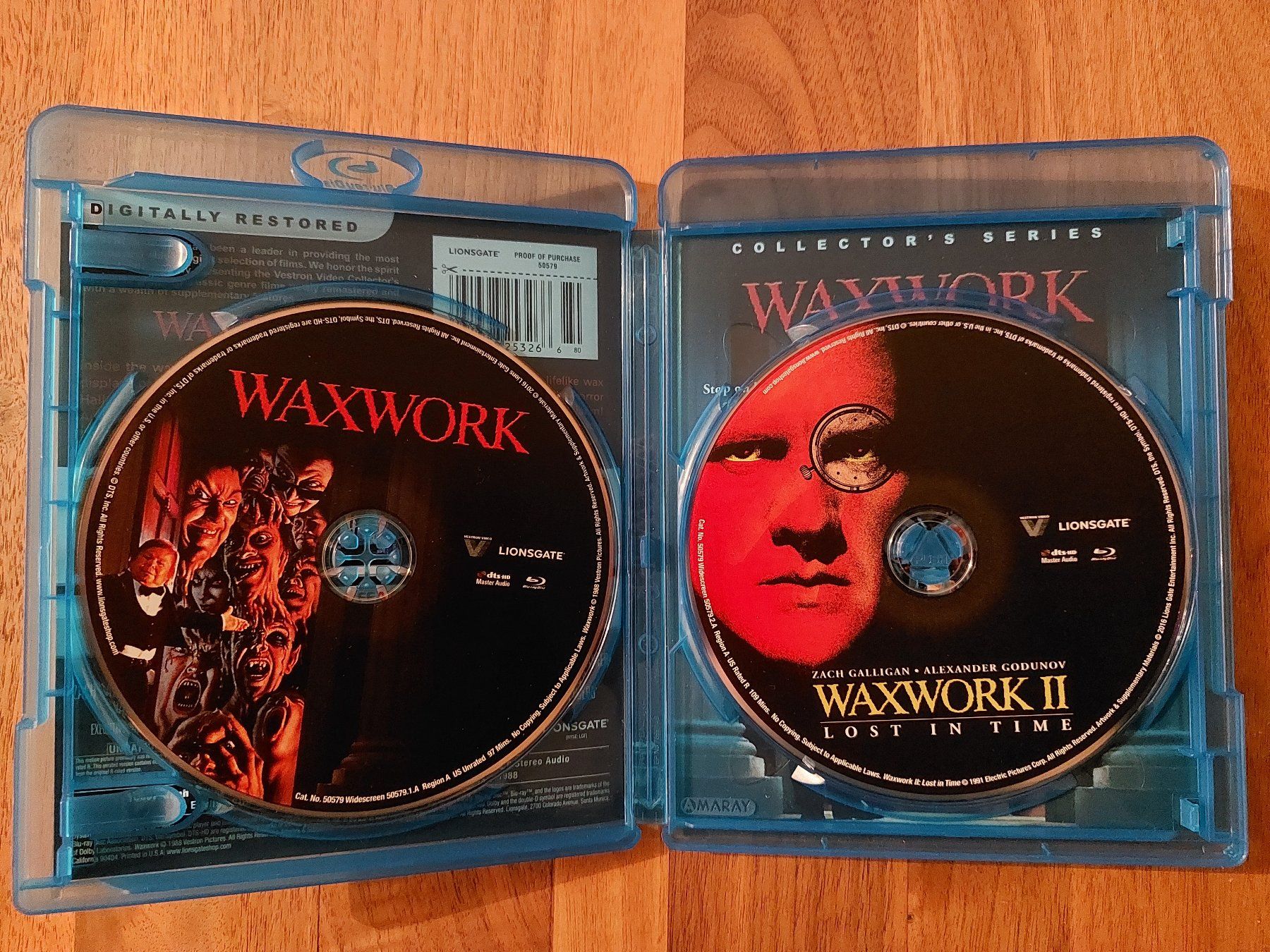 Tutti i DVDs: Blu Ray - Waxwork I & II / US Code – Usato da Rheinfelden venduto da FilmAuktion 2