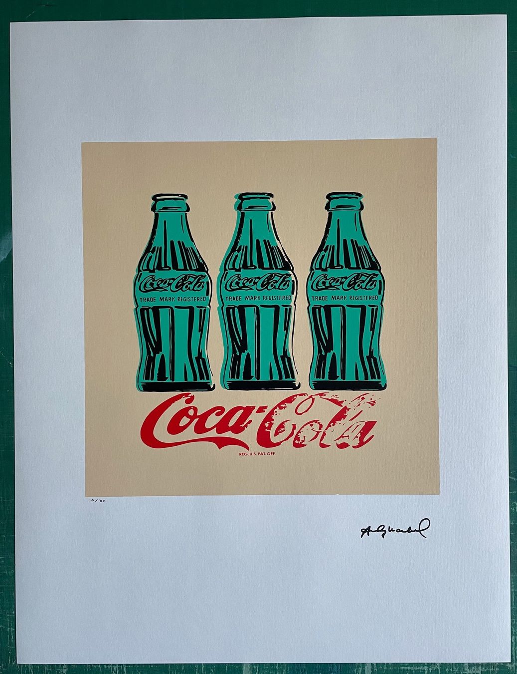 Foto & Immagini: Andy Warhol - Coca Cola 3 Bottles 4/100 - Neu eingetroffen – Nuovo e nell'imballaggio originale da Adligenswil venduto da O_D_E_O_N 1