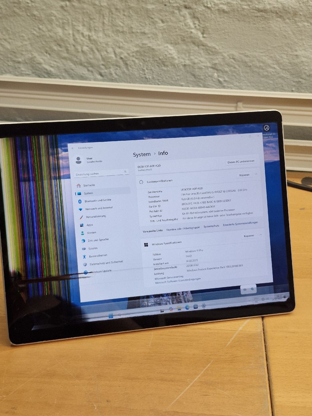 Microsoft Notebook: Microsoft Surface Pro 8 1983 DEFEKT  – Difettoso da Adliswil venduto da SaveElektro