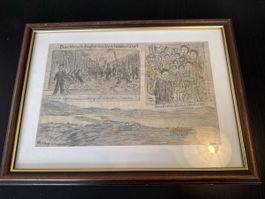 Original Zeichnung von Jakob Greuter