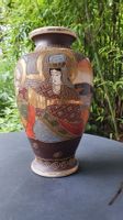 Satsuma Vase antik/gross/Japan bis 1945