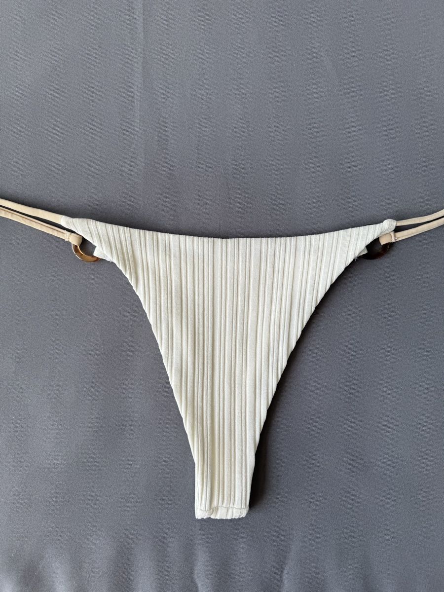 Maillots de bain & Bikinis: White Ribbed Bikini – Neuf (Voir description) à Seengen par amandasartori 4