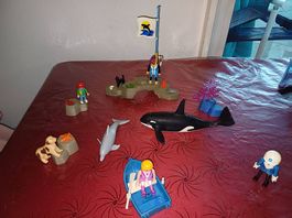 Playmobil à la mer