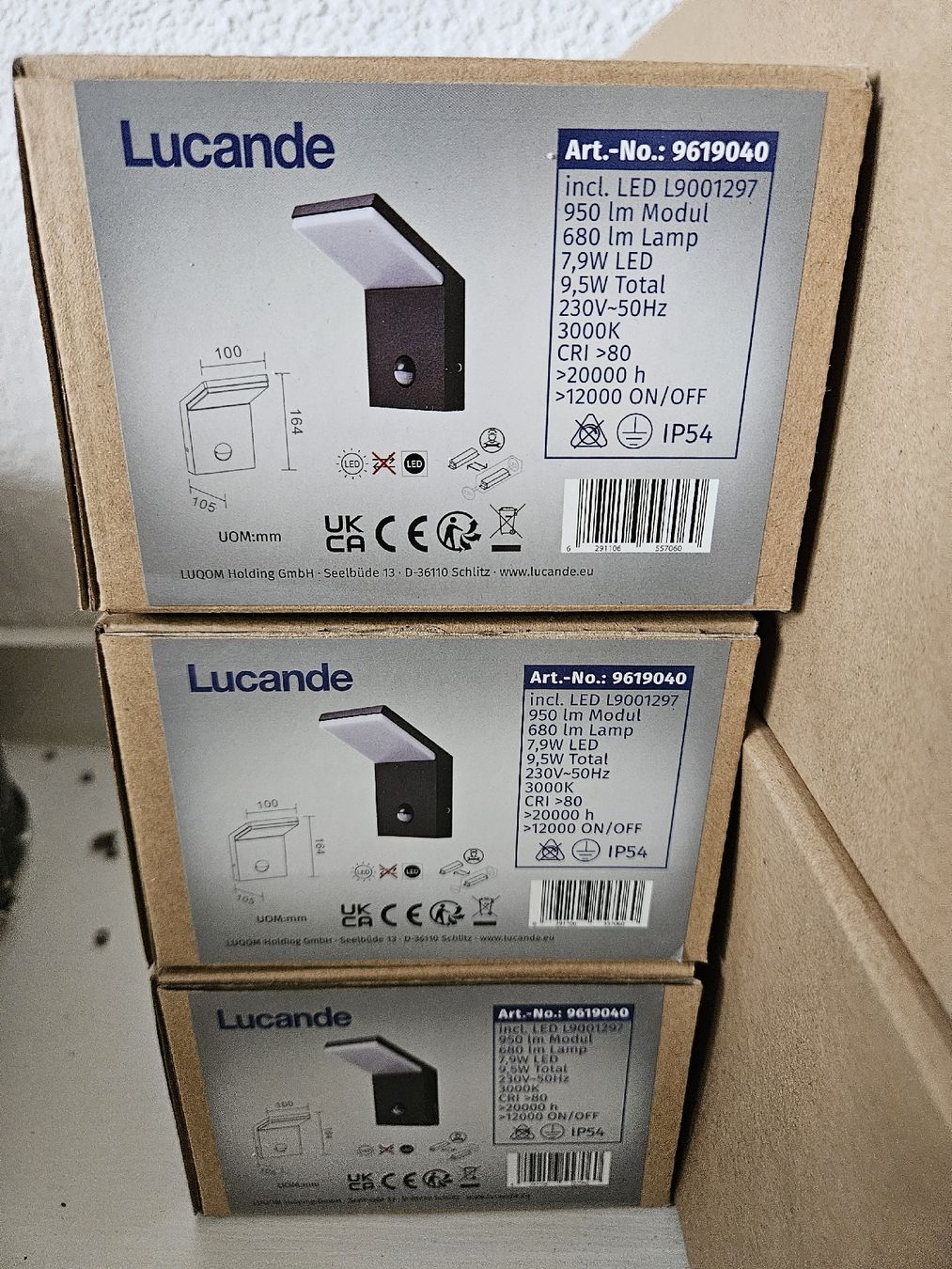 Lampade: Lucande LED Wandleuchte 2Stk – Nuovo (secondo la descrizione) da Wald ZH venduto da Aeroxsuisse 3