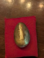 Oeuf décoratif en bronze doré, 247 grammes, Paasdeko.