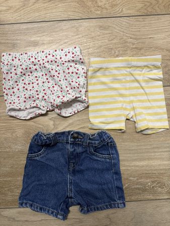 3er-Pack Shorts für Mädchen, Größe 74 🎀