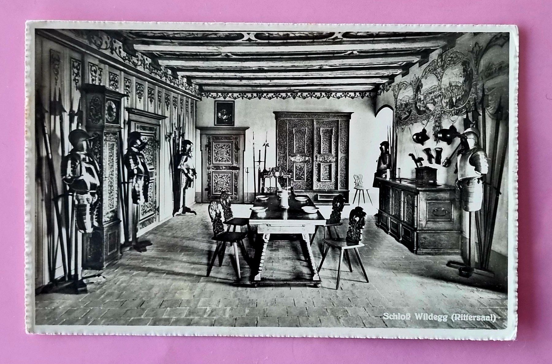 Cartoline postali: Schloss Wildegg - Rittersaal – Usato da Rothrist venduto da RROENK