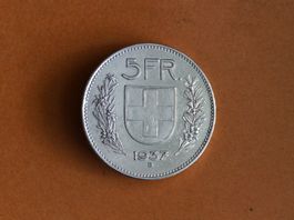 5 francs  1937  Jolie