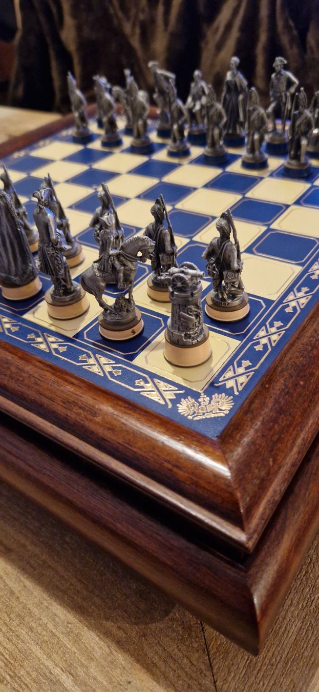Franklin Mint Giochi: Schachspiel Franklin Mint 1987 "Der siebenjährige Krieg" – Usato da Oberentfelden venduto da kat_8rks 5