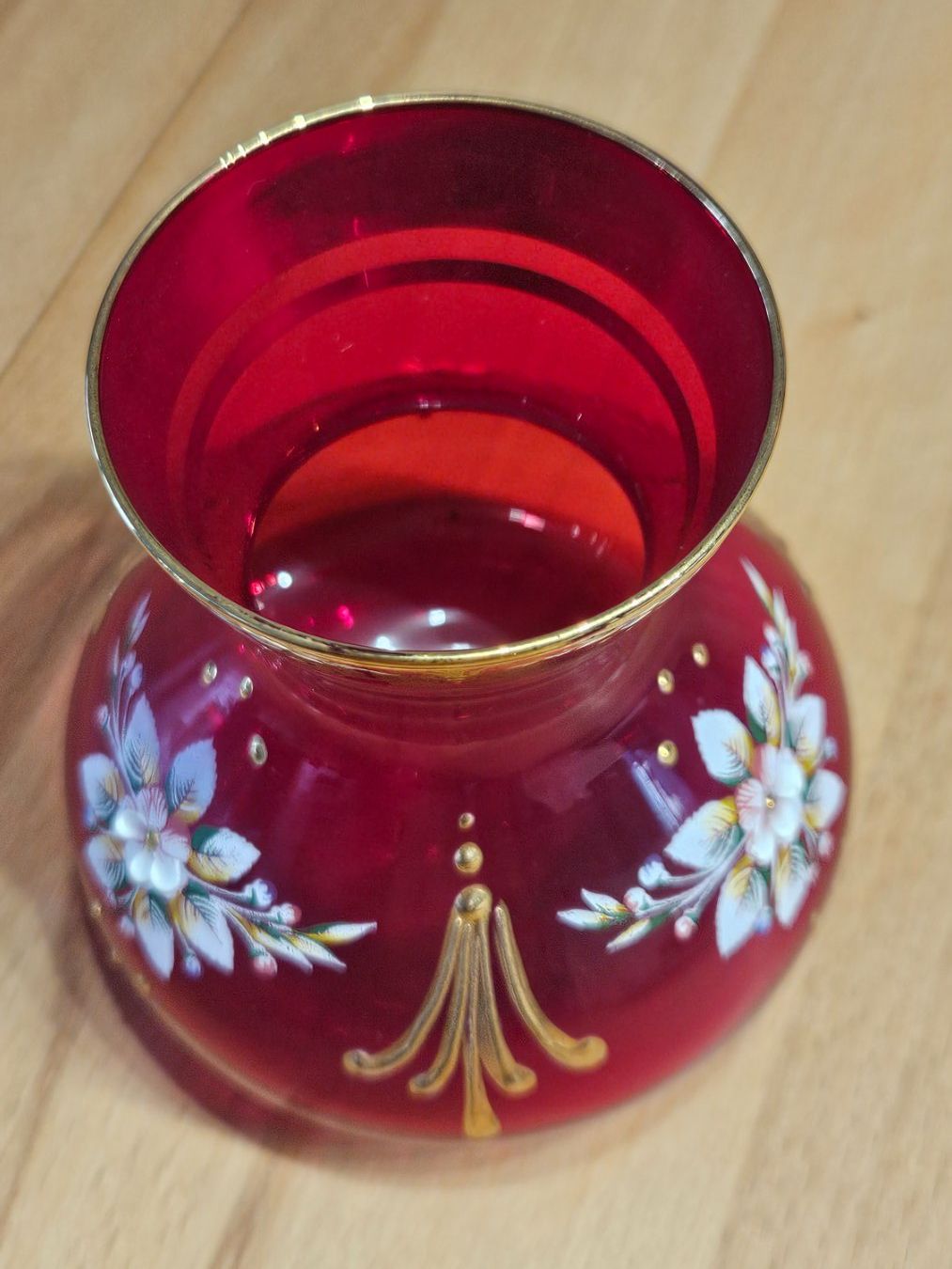 Vasi & Recipienti: Vase, Glasvase rot – Usato da Jona venduto da ASMARADO 1