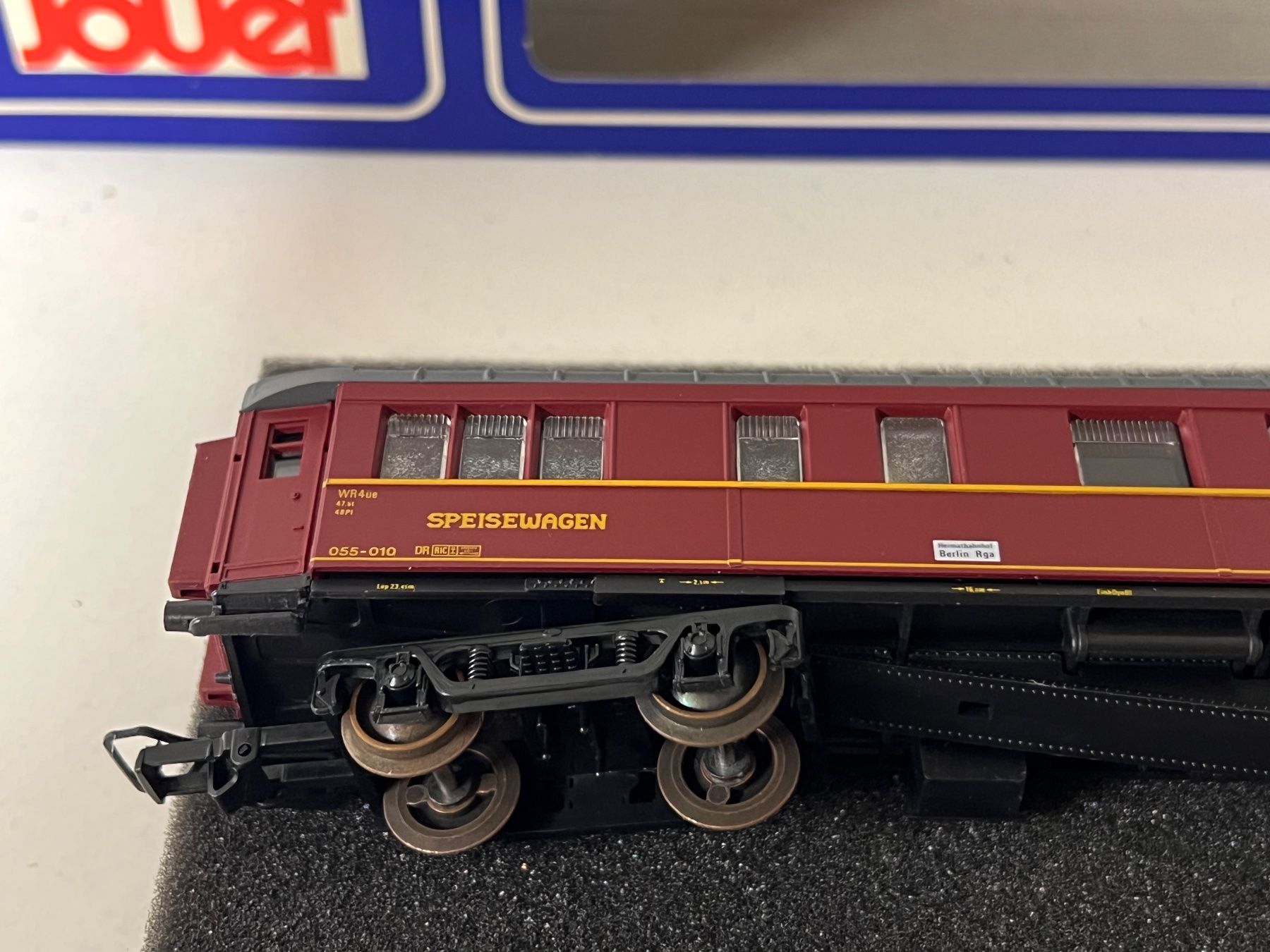 Jouef Modellini di ferrovie: Jouef  5304  MITROPA - Speisewagen H0 DC – Nuovo (secondo la descrizione) da Geroldswil venduto da TopTrain54 7
