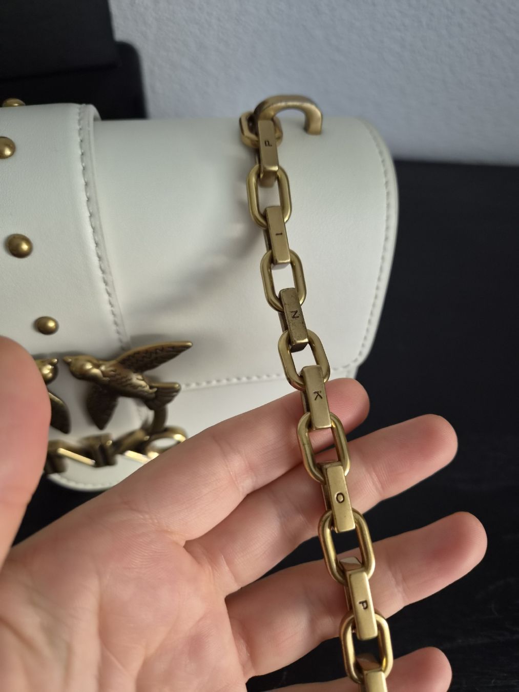 Pinko Borse da donna: Pinko Handtasche Leder weiss  – Usato da Bülach venduto da Recherchieren 4